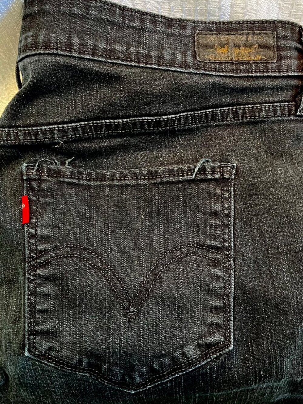 Levi's The Original Jean Leggings Black size 20 - Picture 4 of 8